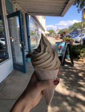 In home chai ice cream  at Love Food Central in St Petersburg