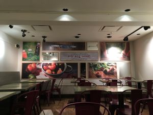 Upstairs seating at Little Beet - 18th St in Washington