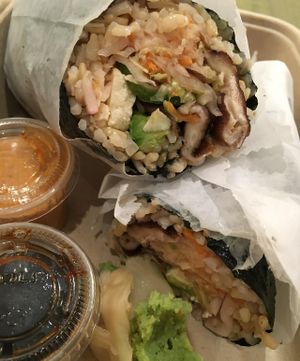 tofu/ shiitake mushroom roll at Little Beet - 18th St in Washington