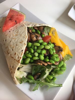 veganwrap at HälsoFreak in Linkoping