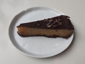 Snickers tårta at HälsoFreak in Linkoping
