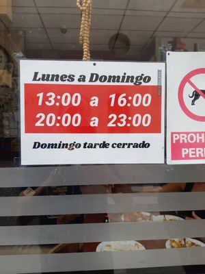 Opening times so as November 2022 at Casa Ari in Gran Canaria