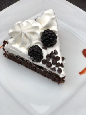 Birthday cake  at L'Orto Gia Salsamentario in Turin