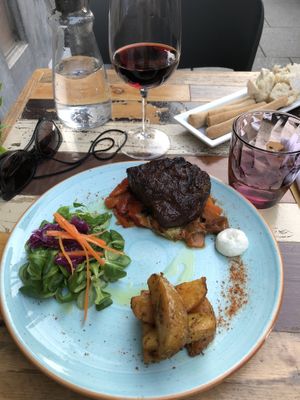 seitan main course / la profumata at L'Orto Gia Salsamentario in Turin