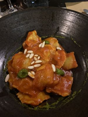 Ravioli di zucca  at L'Orto Gia Salsamentario in Turin