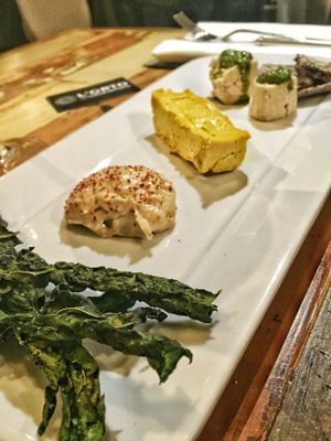 vegan and raw cheese at L'Orto Gia Salsamentario in Turin