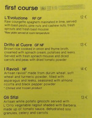  at L'Orto Gia Salsamentario in Turin