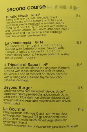  at L'Orto Gia Salsamentario in Turin