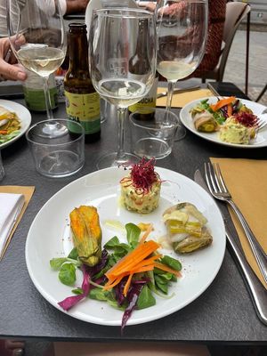 Appetizers  at L'Orto Gia Salsamentario in Turin
