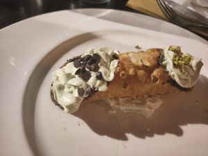 Cannolo at L'Orto Gia Salsamentario in Turin