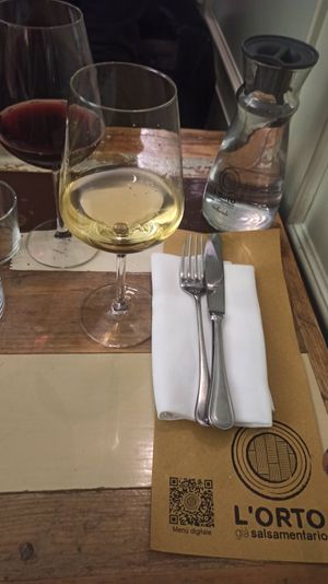 Vino at L'Orto Gia Salsamentario in Turin