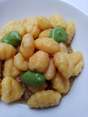 Gnocchis at L'Orto Gia Salsamentario in Turin