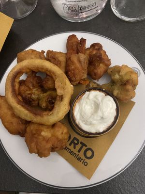 Tempura #Veganuary at L'Orto Gia Salsamentario in Turin