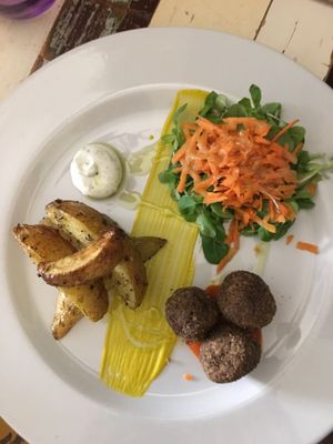 Veggie balls at L'Orto Gia Salsamentario in Turin
