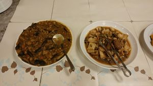 curry and tasty Taiwanese spice tofu at Jeoksubang - 적수방 in Seoul