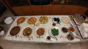 the whole spread at Jeoksubang - 적수방 in Seoul