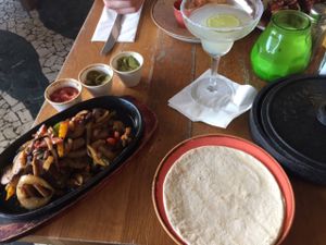 3 mushroom tortilla  at Las Iguanas in South East London