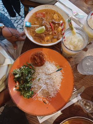 Jackfruit curry at Las Iguanas in South East London