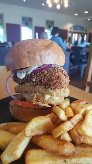 Chicken Burger at Bonta Vera in Minmi