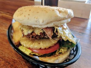 Bonta Fried Chicken (BFC) burger at Bonta Vera in Minmi