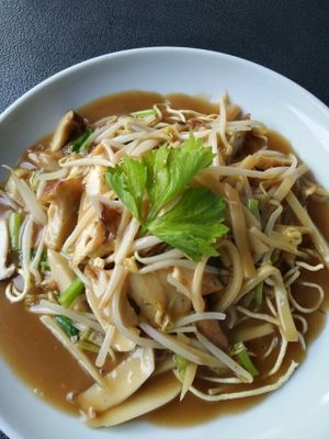 Koi xi Mee at Veggie Chef in Bangkok