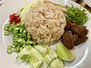 ข้าวคลุกกะปิ at Veggie Chef in Bangkok