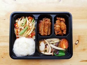 Esarn style at Veggie Chef in Bangkok