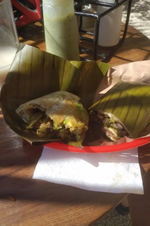 Vegan Burrito at Burrito Amor in Tulum
