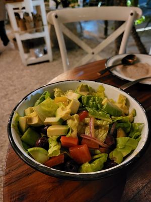 Inflammation salad at Burrito Amor in Tulum