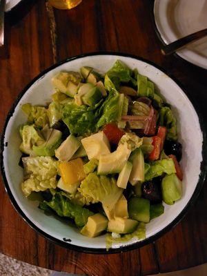 Inflammation salad at Burrito Amor in Tulum