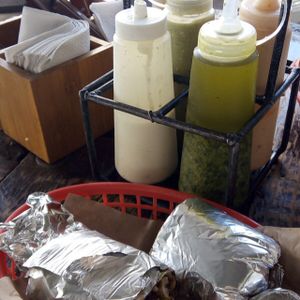 unbelievable burritos  at Burrito Amor in Tulum