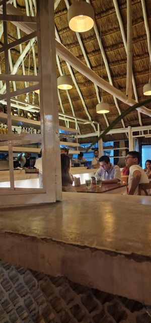 Interior at Burrito Amor in Tulum