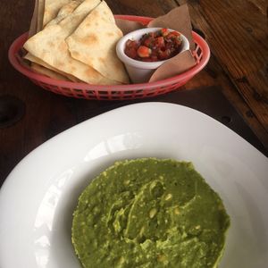 Chips & guacamole, very fresh! at Burrito Amor in Tulum