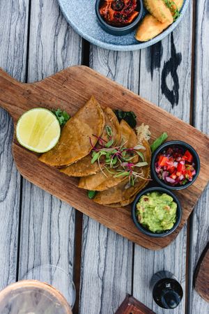 Mushroom tacos at Sanara  in Tulum