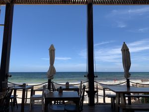 The view from our couch table!   at Sanara  in Tulum
