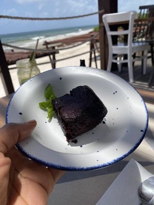 The Brownie 😝😛 sooooo delicious at Sanara  in Tulum