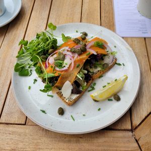 Gerookte "zalm" at SUE in Rotterdam