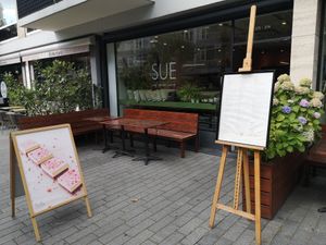 Outside at SUE in Rotterdam