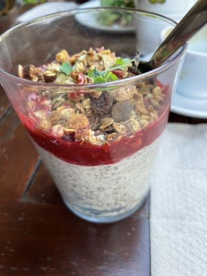 Chia pudding  at SUE in Rotterdam