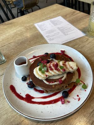 Buckweat pancakes: very good!  at SUE in Rotterdam