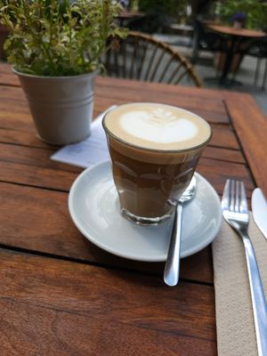 Coconut latte at SUE in Rotterdam