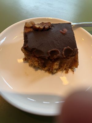 One of the cakes, with teeth marks  at SUE in Rotterdam