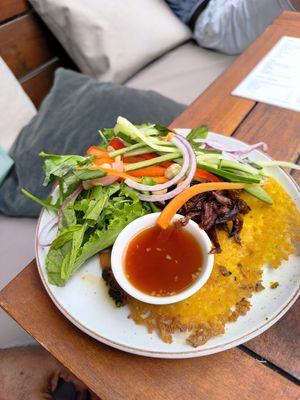 Vietnamese pannekoek at SUE in Rotterdam