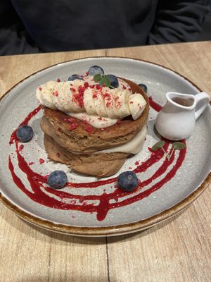 Pancakes: less good than before because the pancakes were very thick  at SUE in Rotterdam