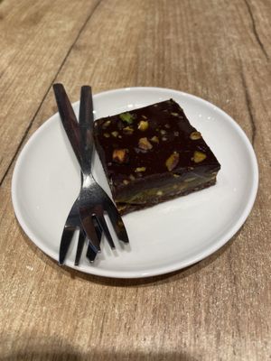 Dubai bite: tasty with good pistachio flavour  at SUE in Rotterdam