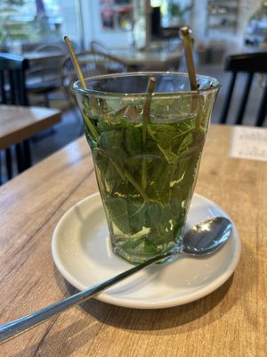 fresh mint tea 4€
  at SUE in Rotterdam
