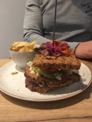 Clubsandwich at SUE in Rotterdam