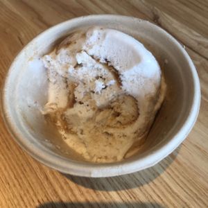 Date Caramel Pecan Vegan Gelato at Love's Ice Cream - Downtown Market in Grand Rapids