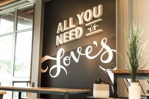 It's true. Thank you John Lennon. at Love's Ice Cream - Downtown Market in Grand Rapids