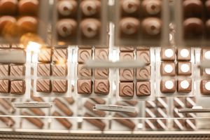 Many vegan bon bon options for savoring. at Love's Ice Cream - Downtown Market in Grand Rapids